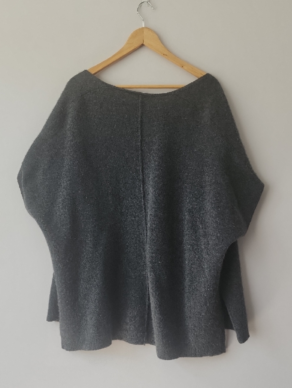Lusso Dark Grey Open-Front Cashmere Cardigan - Picture 3 of 7